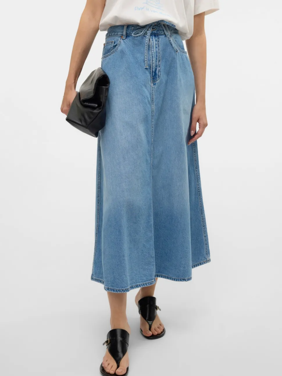 VMHILLA Mid waist Midi-rok