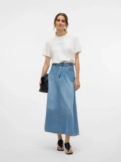 VMHILLA Mid waist Midi-rok