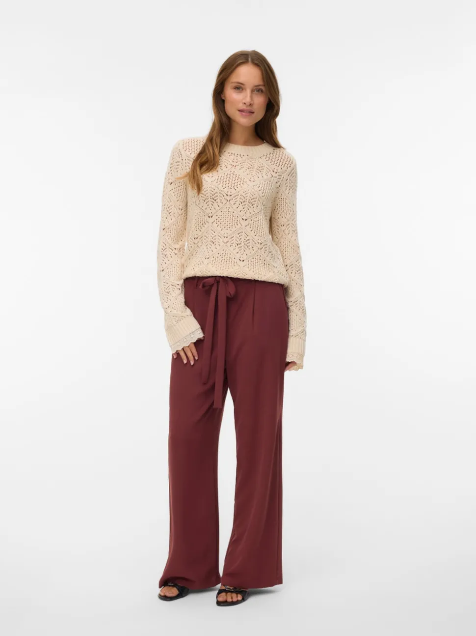 VMJADINA Mid waist Broek