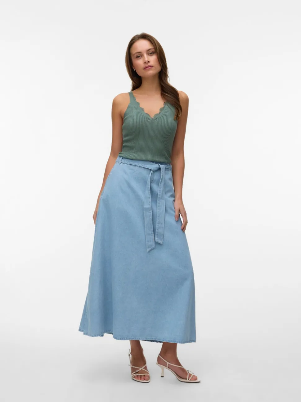 VMJOLENE Mid rise Lange rok