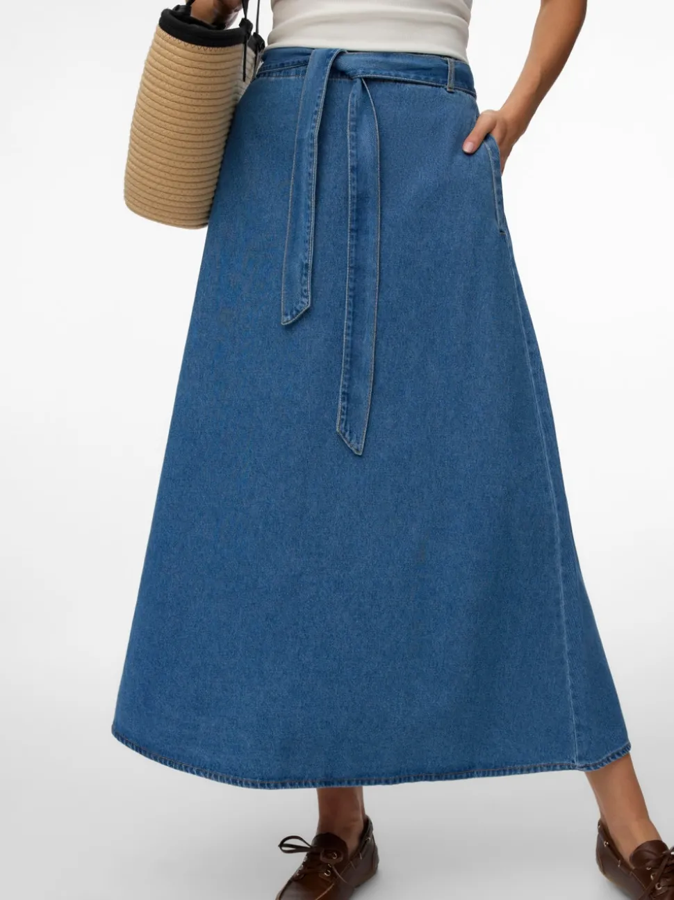 VMJOLENE Mid rise Lange rok