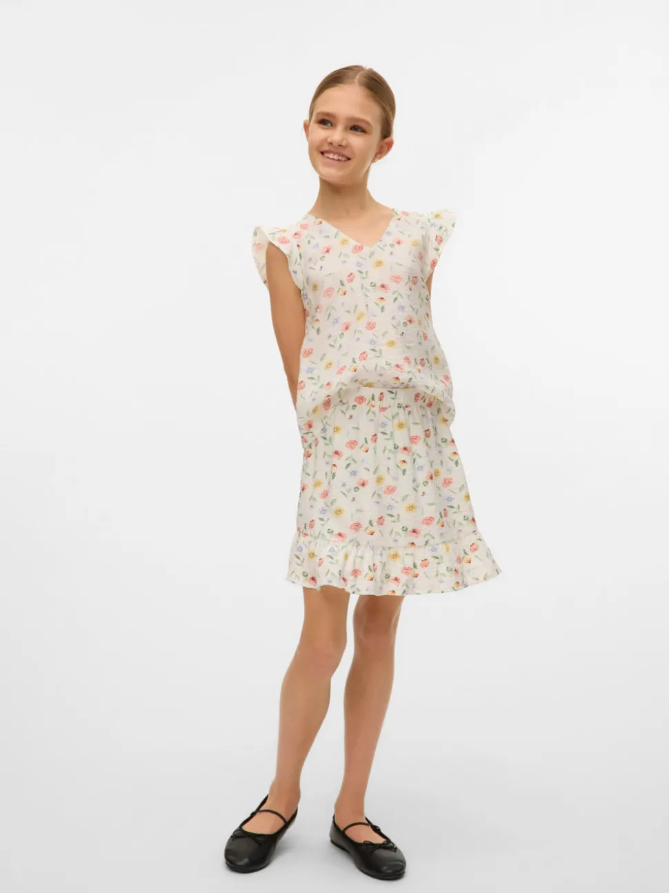 VMJOSIE Mid waist Korte rok