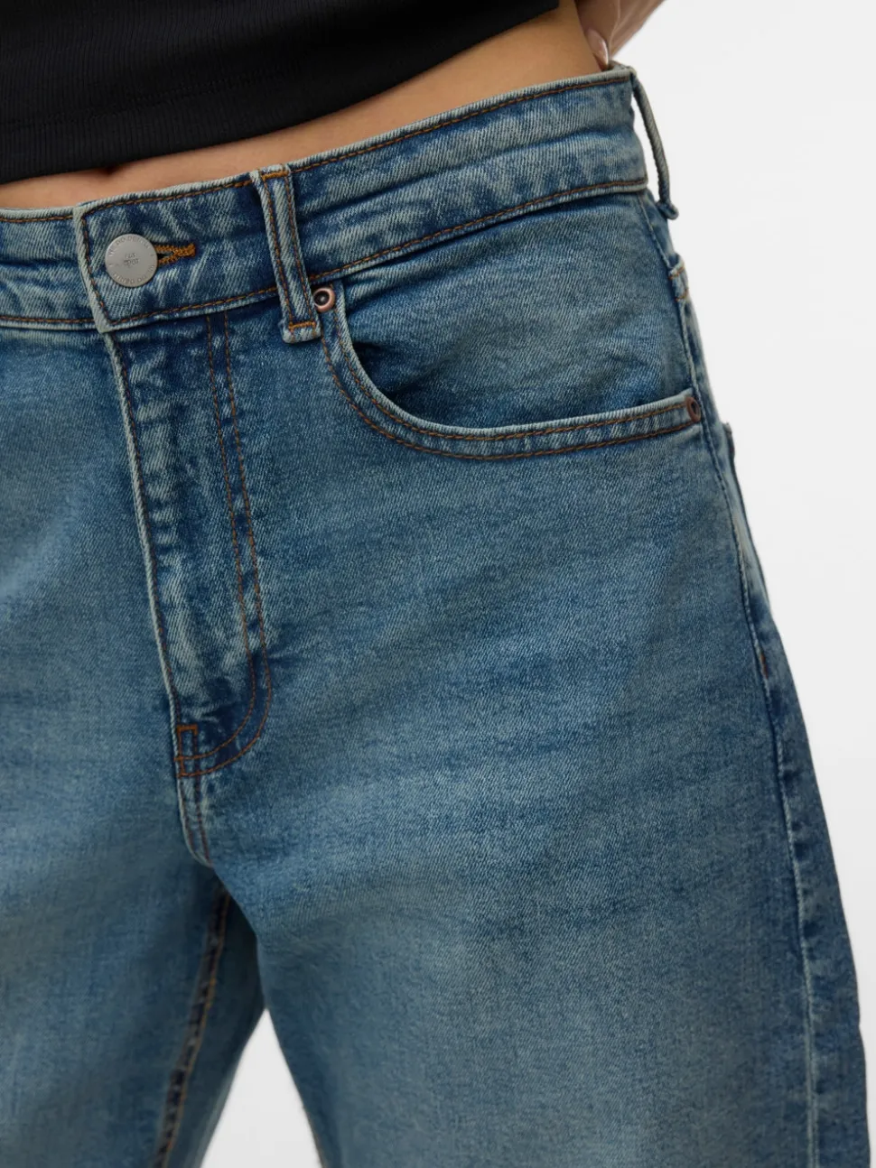 VMJUNO Mid rise Barrel fit Jeans