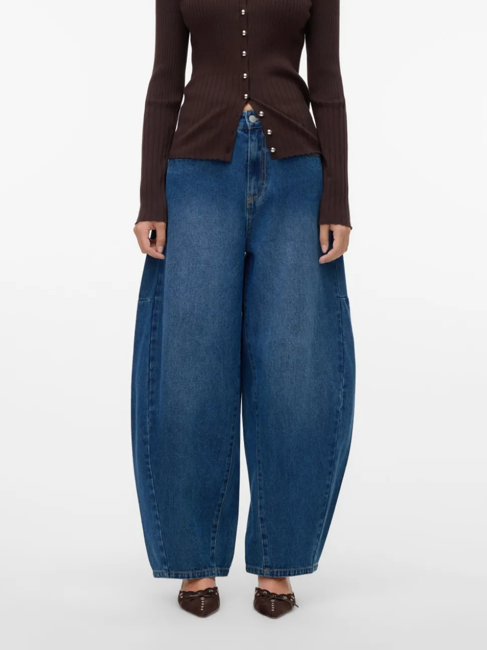 VMKAITLIN High rise Barrel fit Jeans