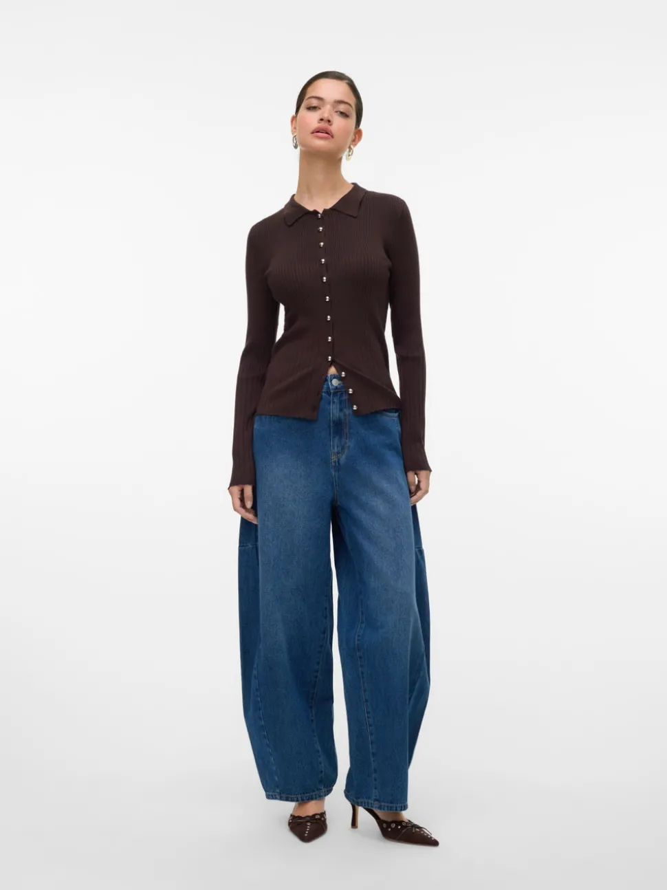 VMKAITLIN High rise Barrel fit Jeans