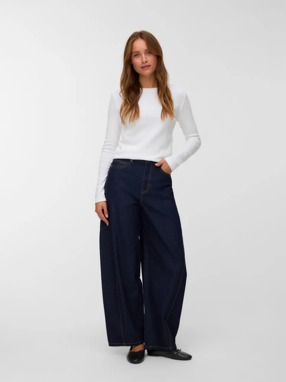 VMKAITLIN High rise Barrel fit Jeans