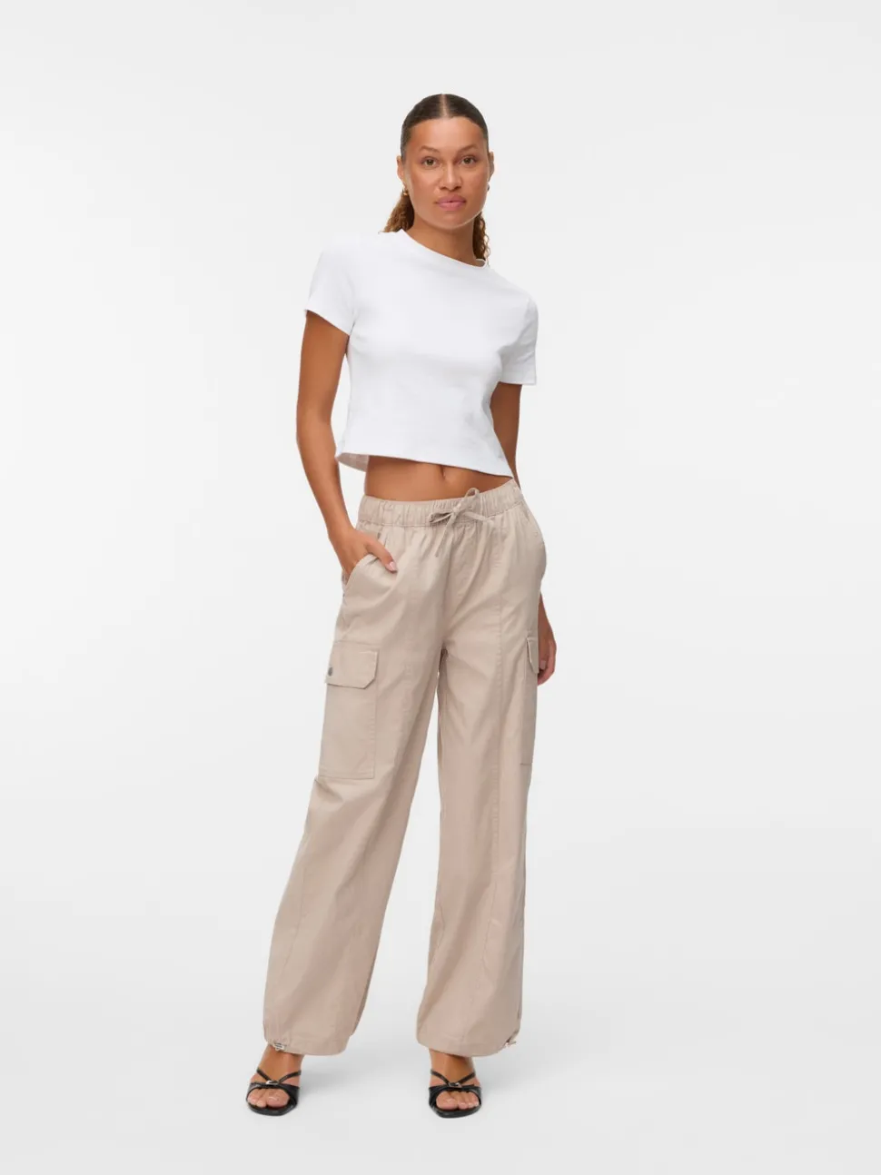 VMKARLIE Mid waist Cargobroeken
