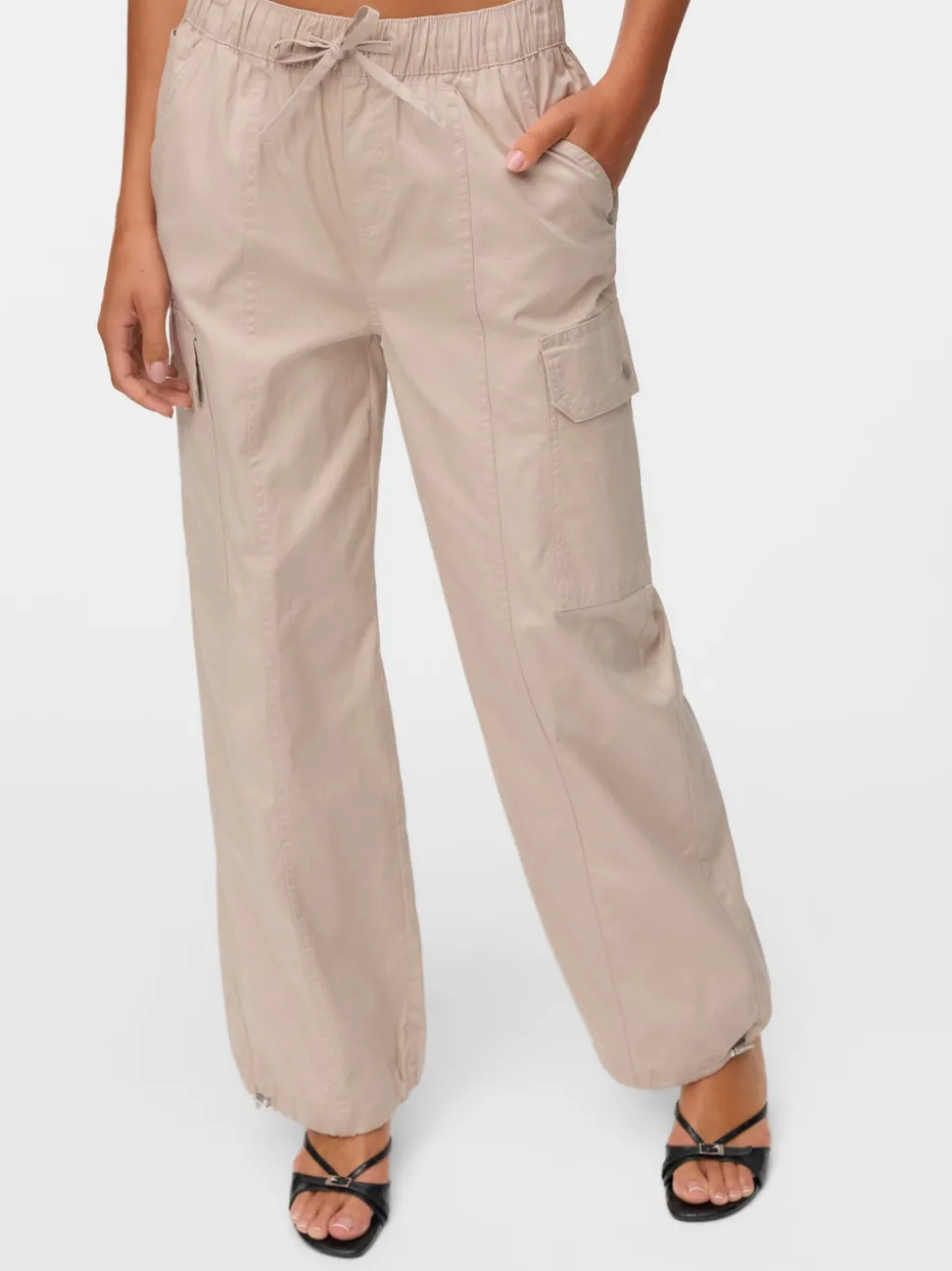 VMKARLIE Mid waist Cargobroeken