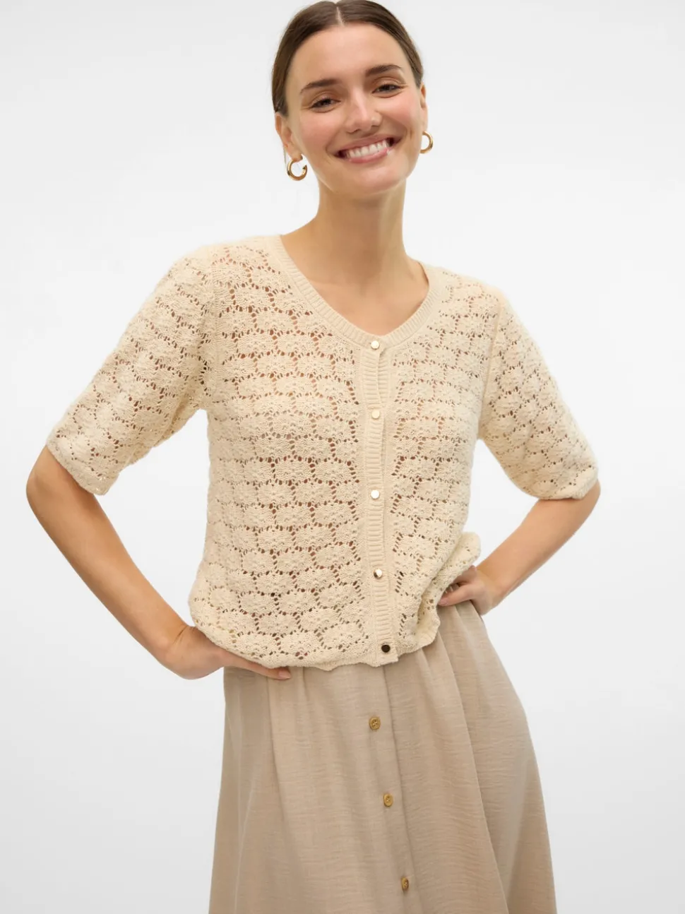 VMKORA Gebreid vest