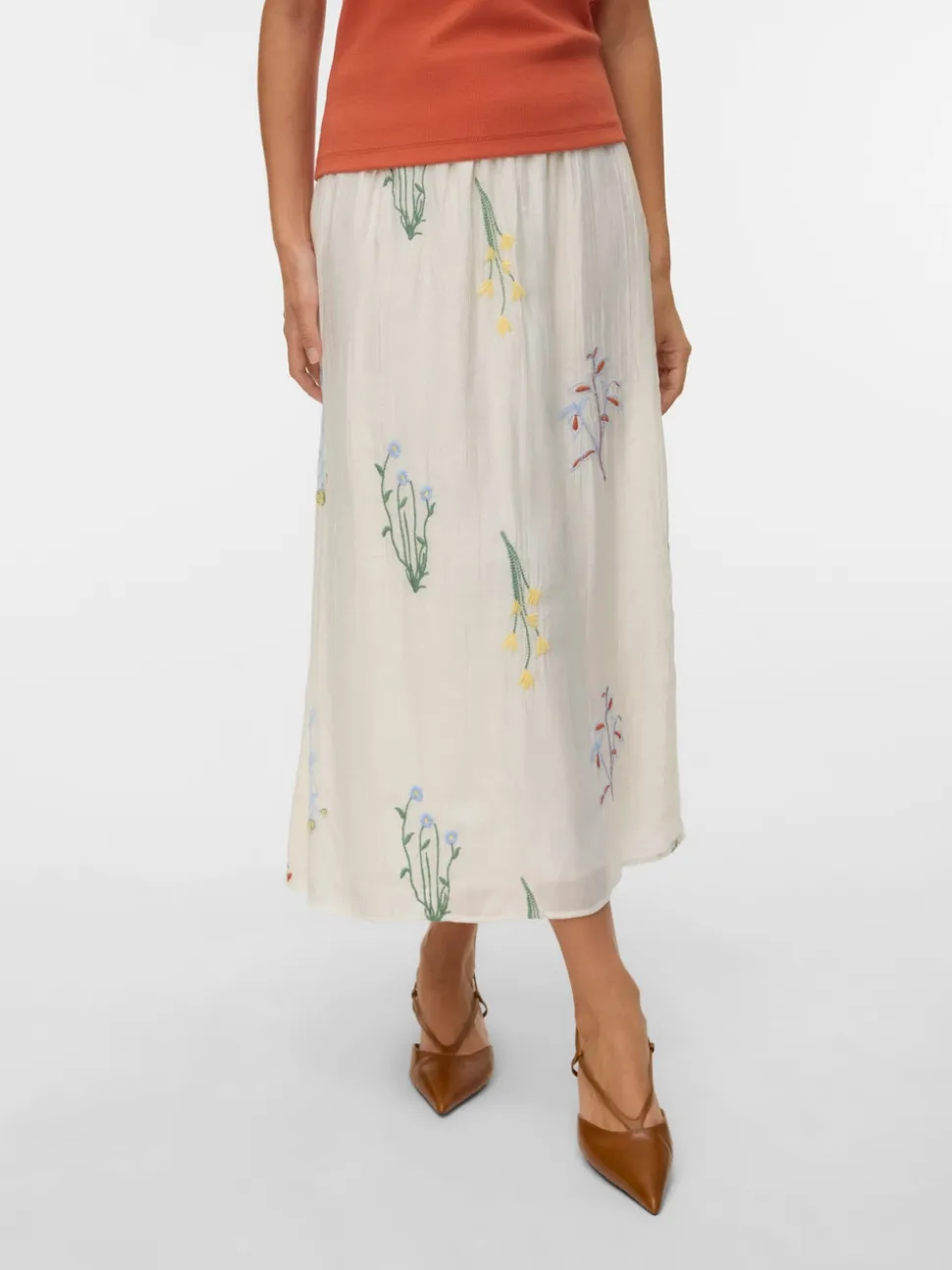 VMLINA High waist Midi-rok