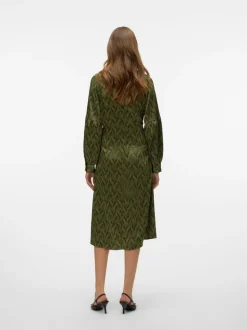 VMLIVIA Midi-jurk