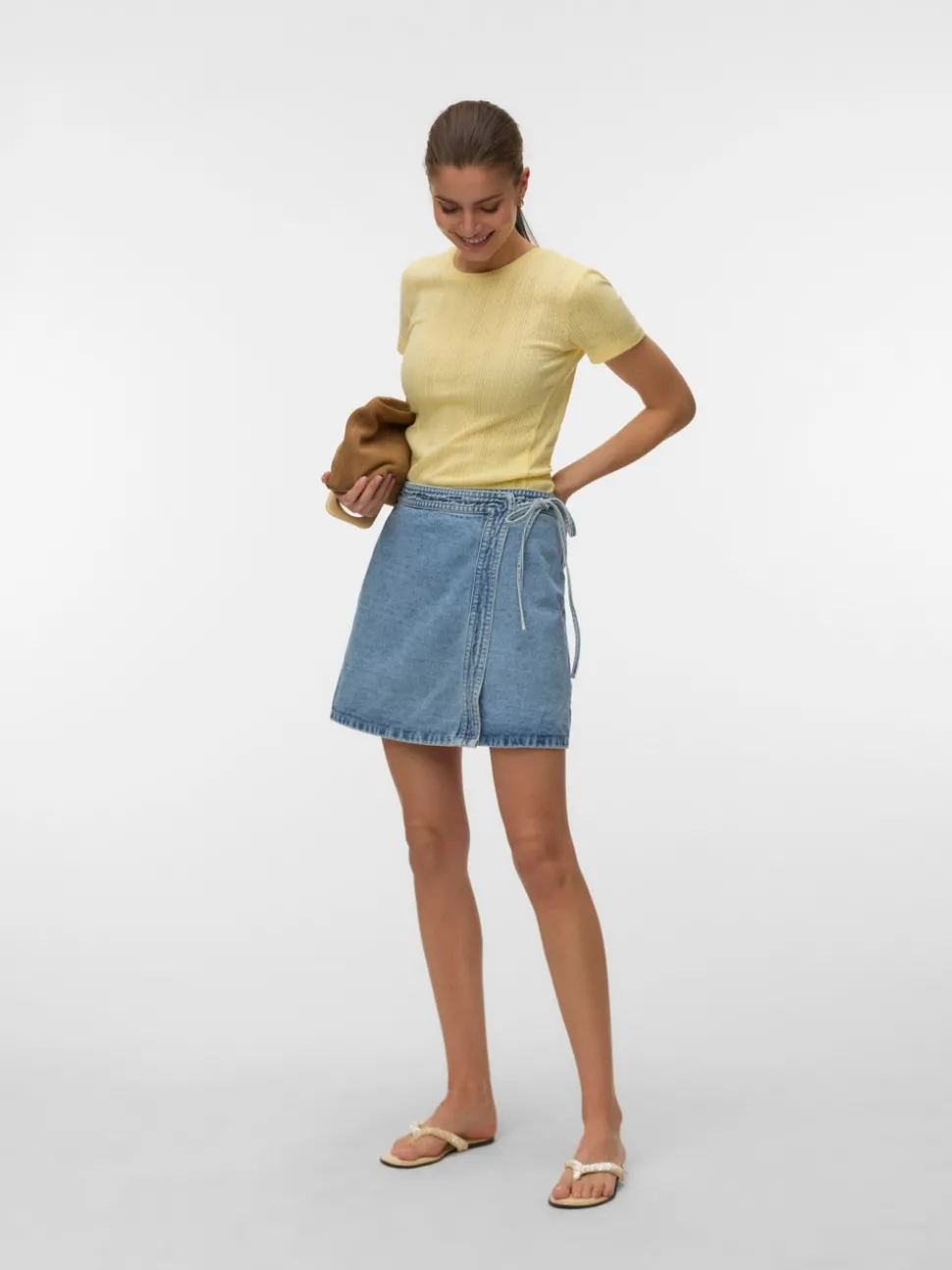 VMLIZA Mid waist Korte rok