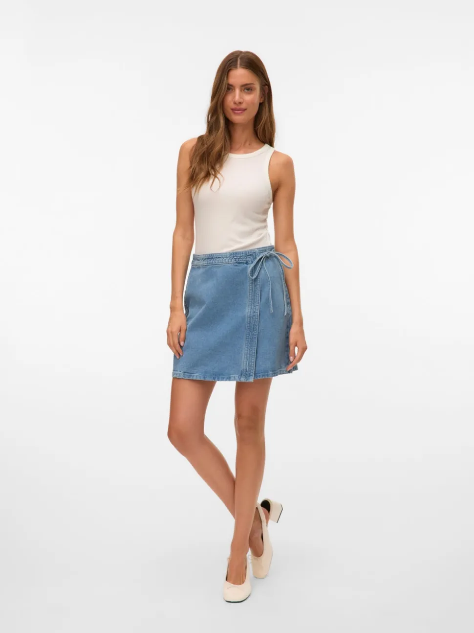 VMLIZA Mid waist Korte rok