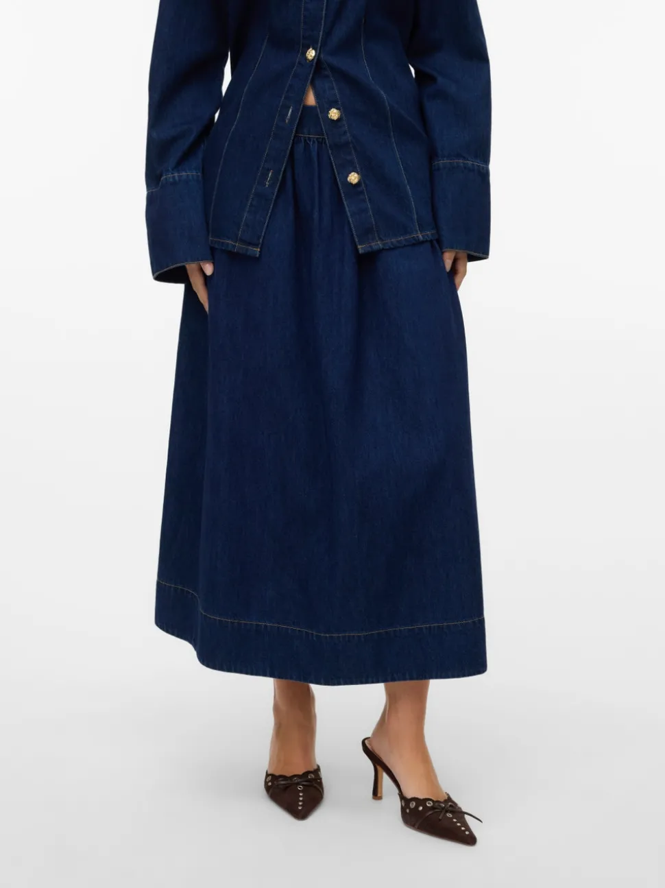 VMMAIKEN High waist Midi-rok