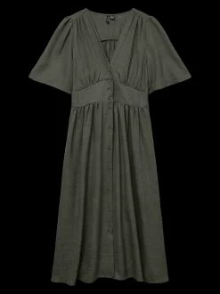 VMMELANEY Midi-jurk