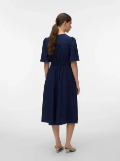 VMMELANEY Midi-jurk