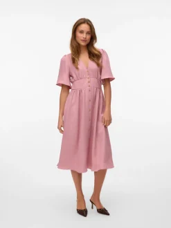 VMMELANEY Midi-jurk