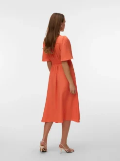 VMMELANEY Midi-jurk