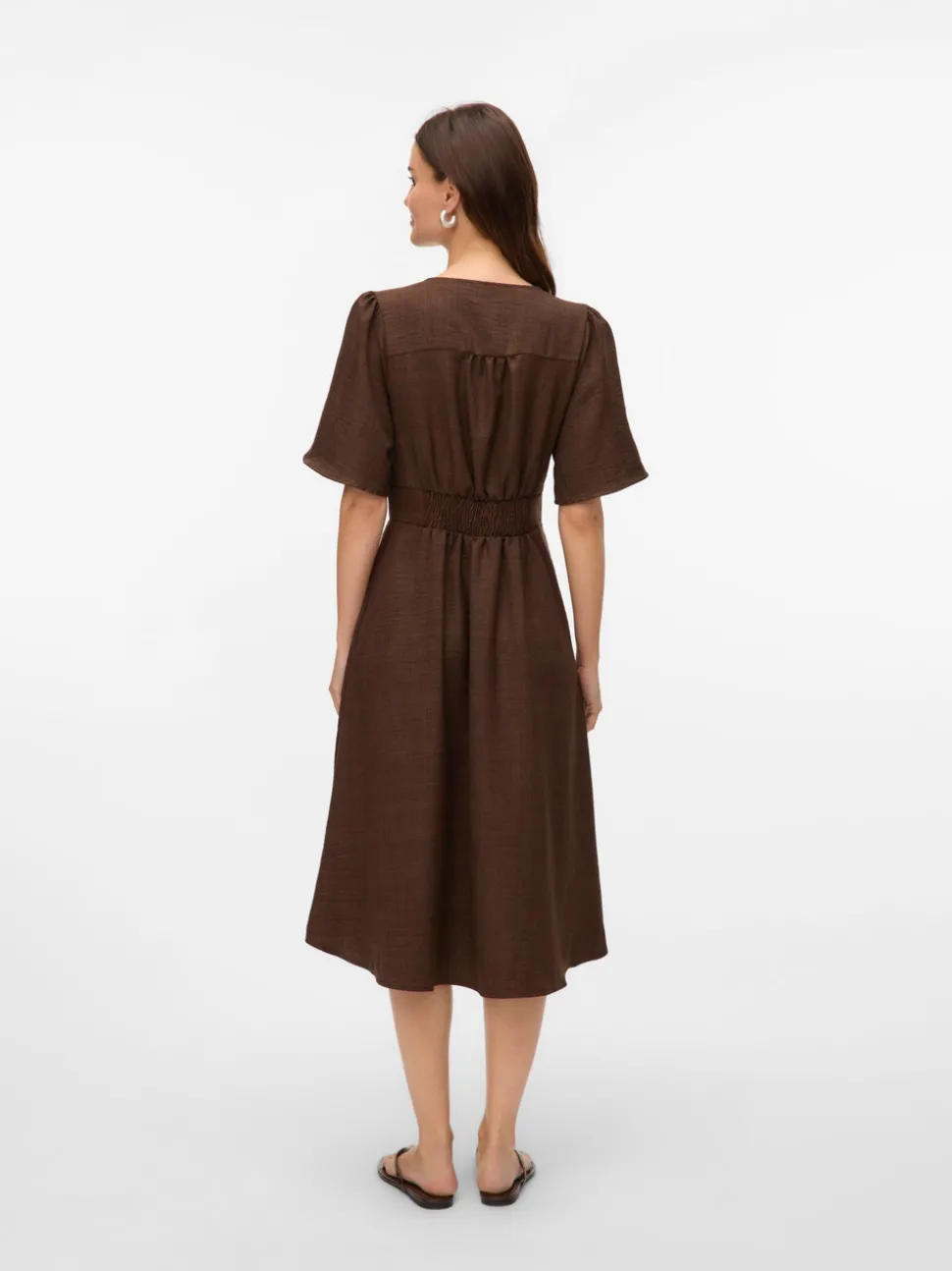VMMELANEY Midi-jurk