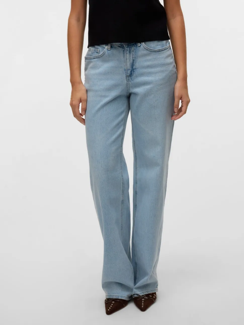 VMMELISA Mid rise Wide leg fit Jeans