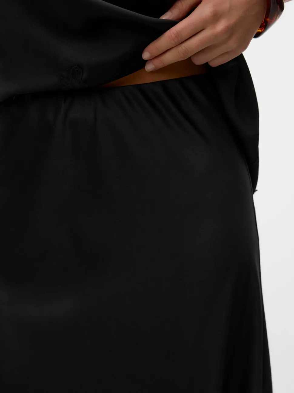 VMMERLE Mid waist Midi-rok