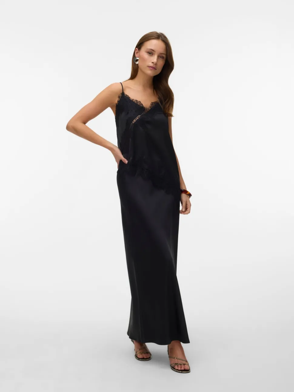 VMMERLE Mid waist Midi-rok