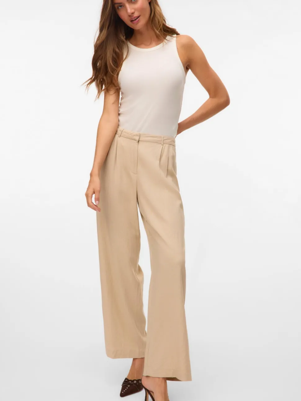 VMMINDY Mid waist Broek