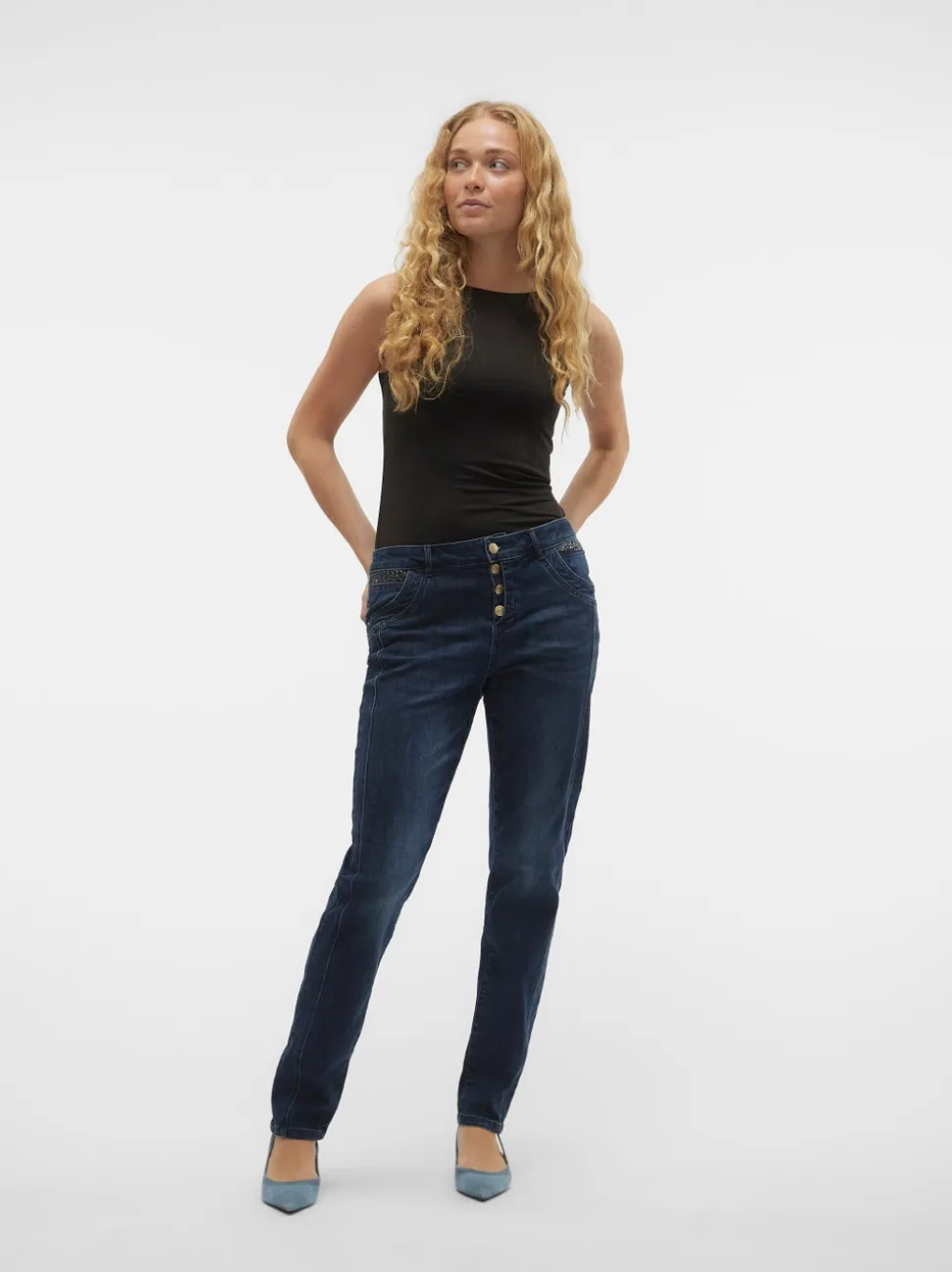 VMMINE Mid rise Straight fit Jeans