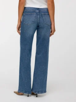 VMMIRA Mid rise Brede pasvorm - bijgesneden Jeans