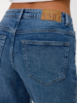 VMMIRA Mid rise Brede pasvorm - bijgesneden Jeans