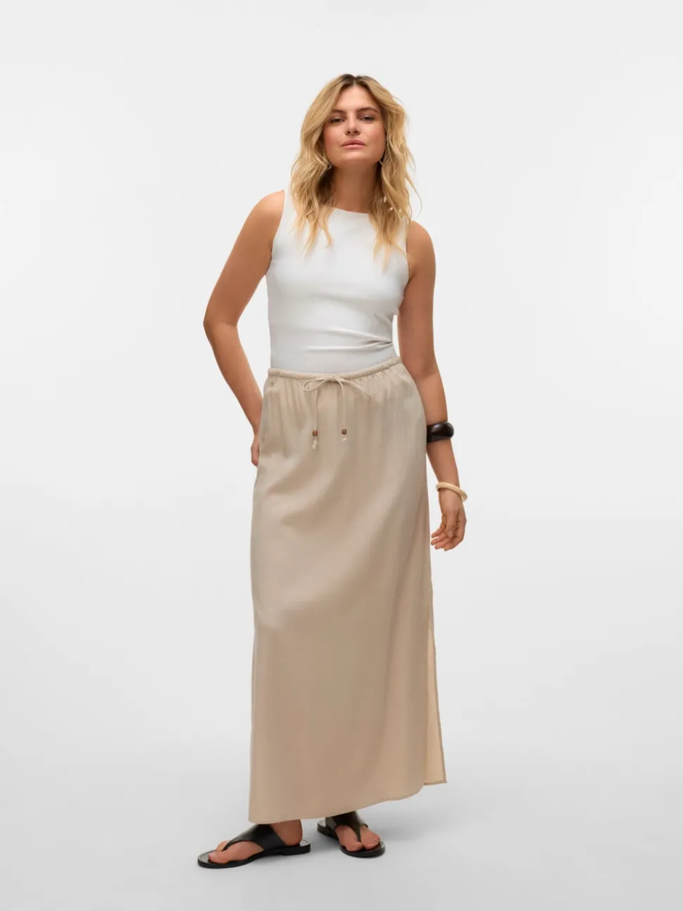 VMMYMILO Mid waist Lange rok