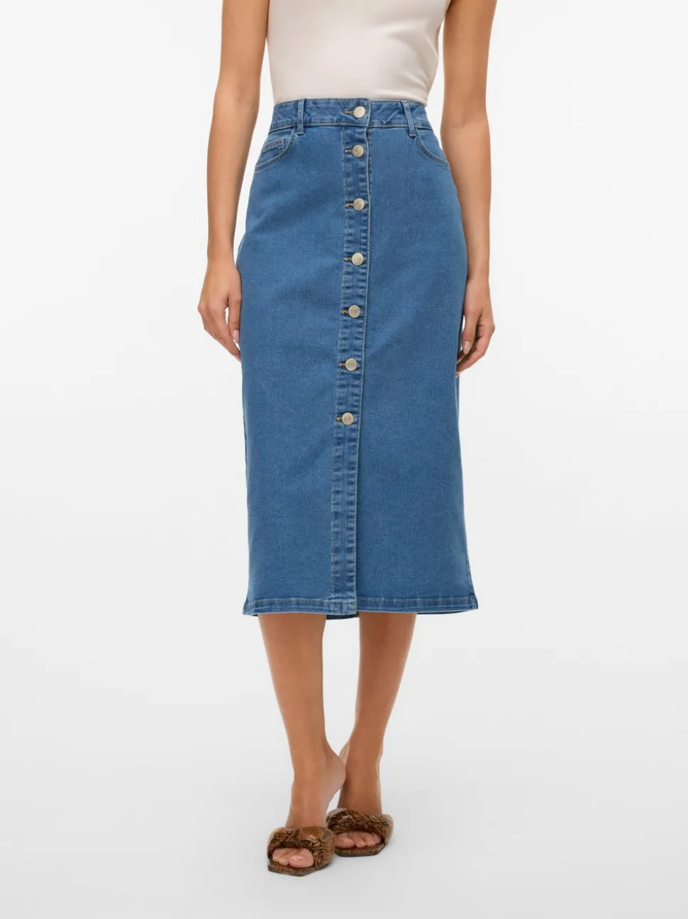 VMNATTY Mid waist Midi-rok