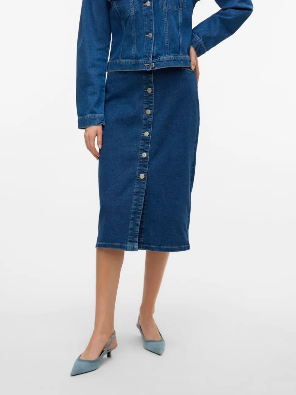 VMNATTY Mid waist Midi-rok