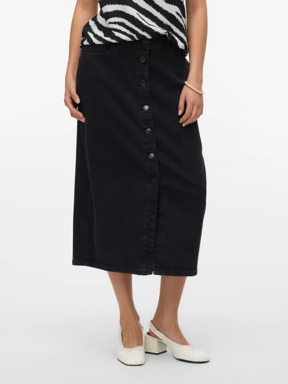 VMNATTY Mid waist Midi-rok