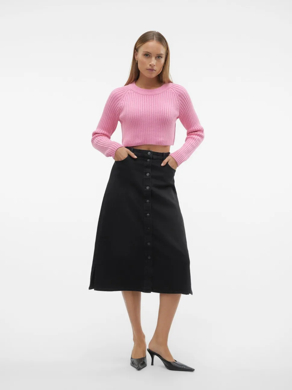 VMNELLY High waist Lange rok