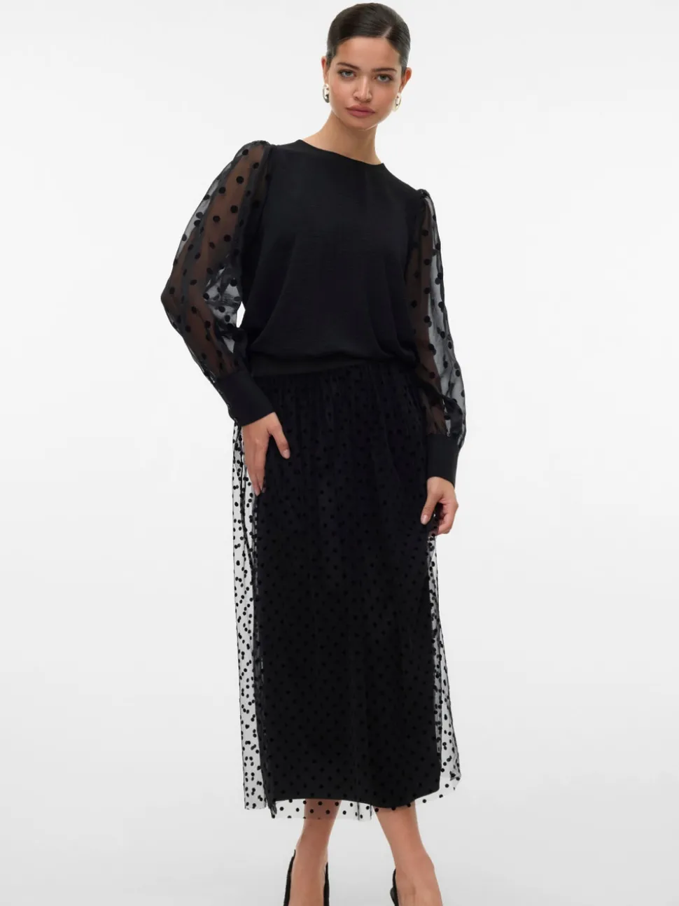 VMNETHA High waist Lange rok