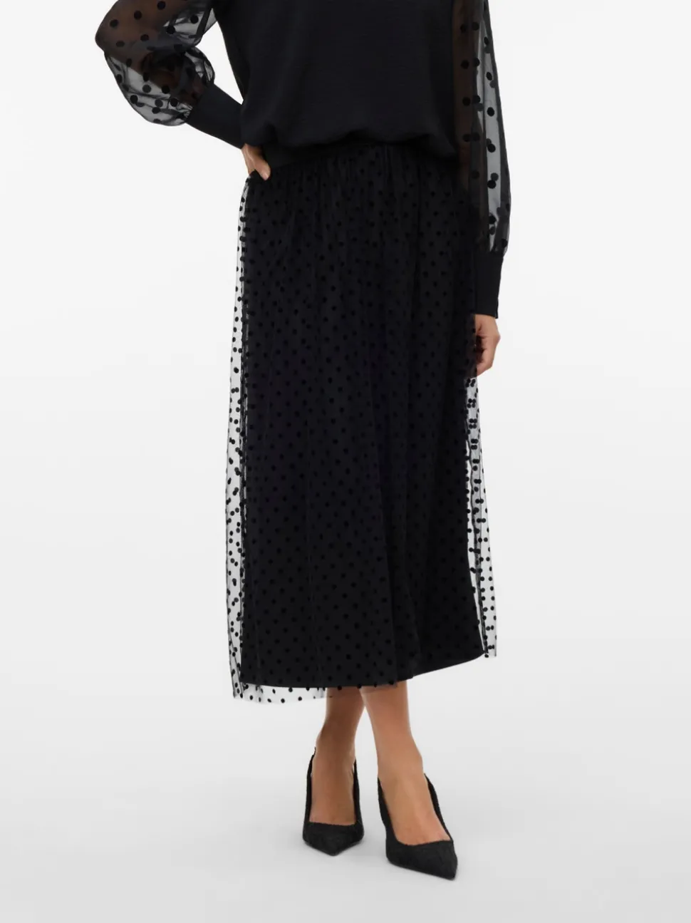 VMNETHA High waist Lange rok