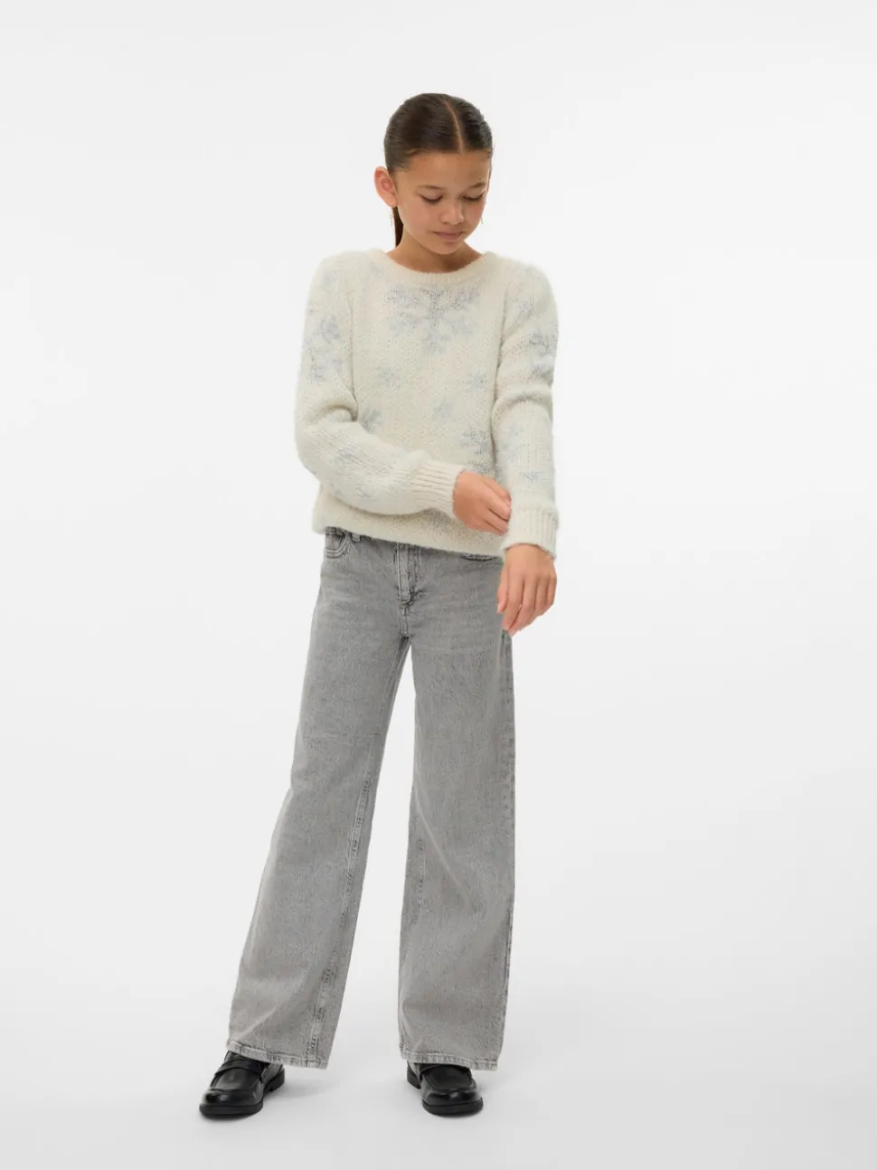 VMNEWSNOWYFROST Gebreide pullover