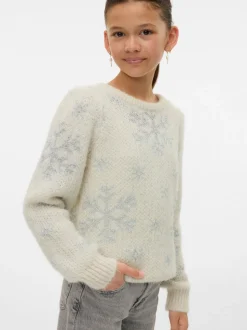 VMNEWSNOWYFROST Gebreide pullover