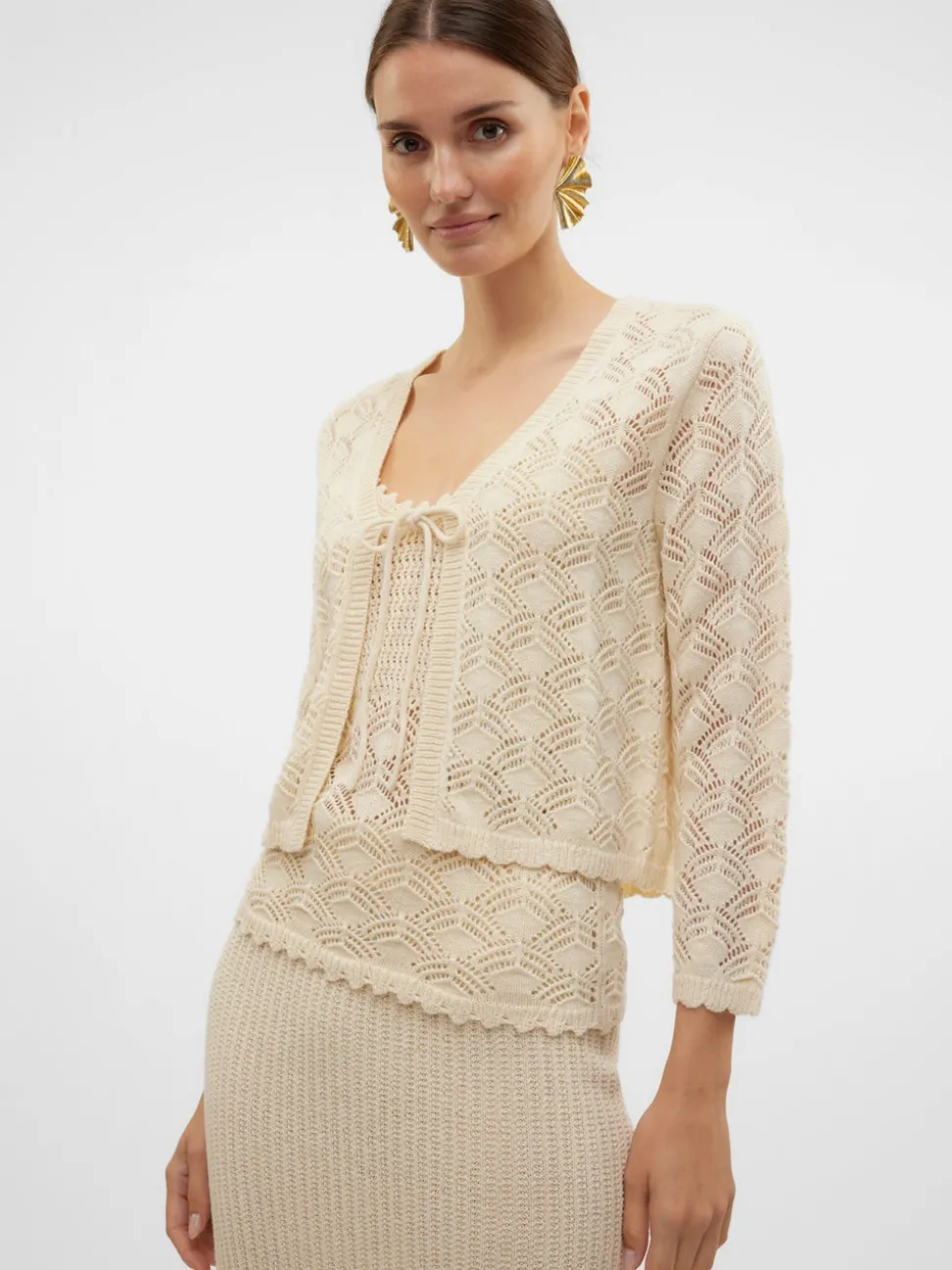 VMNEWVERENA Gebreid vest