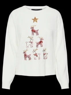 VMORNAMENTS/PYRAMIDE Gebreide pullover