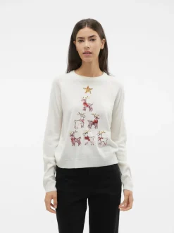 VMORNAMENTS/PYRAMIDE Gebreide pullover