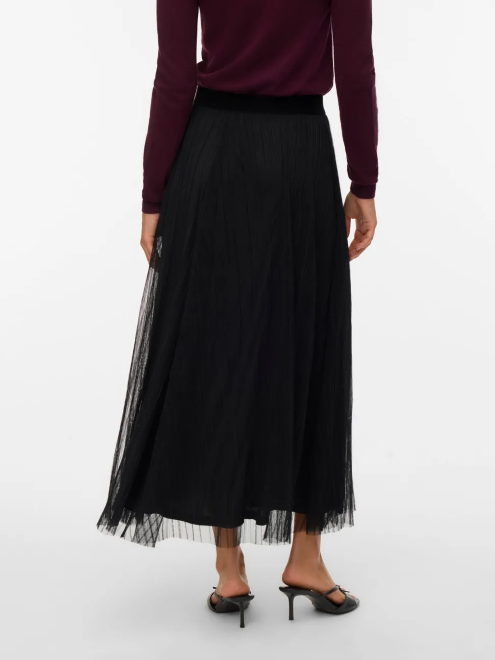 VMPEARL Mid waist Lange rok