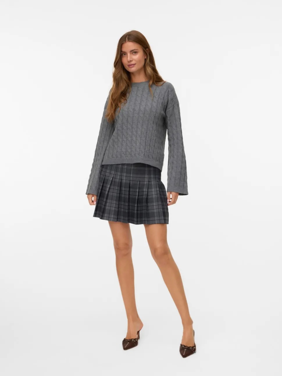 VMPIPER Mid waist Korte rok