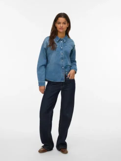 VMPIXIE Denim overhemd