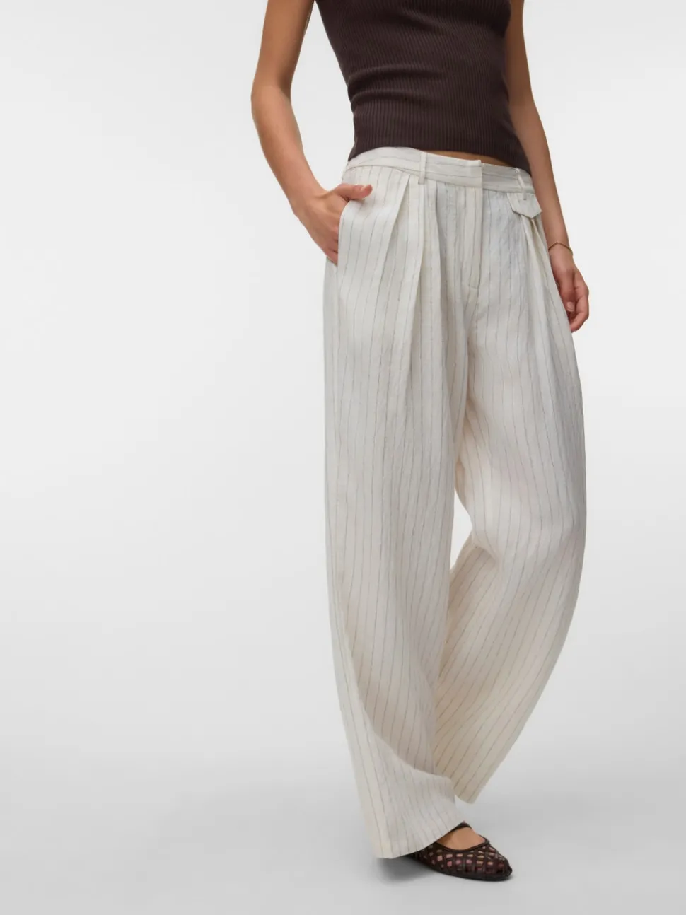 VMPOLLY Mid waist Broek