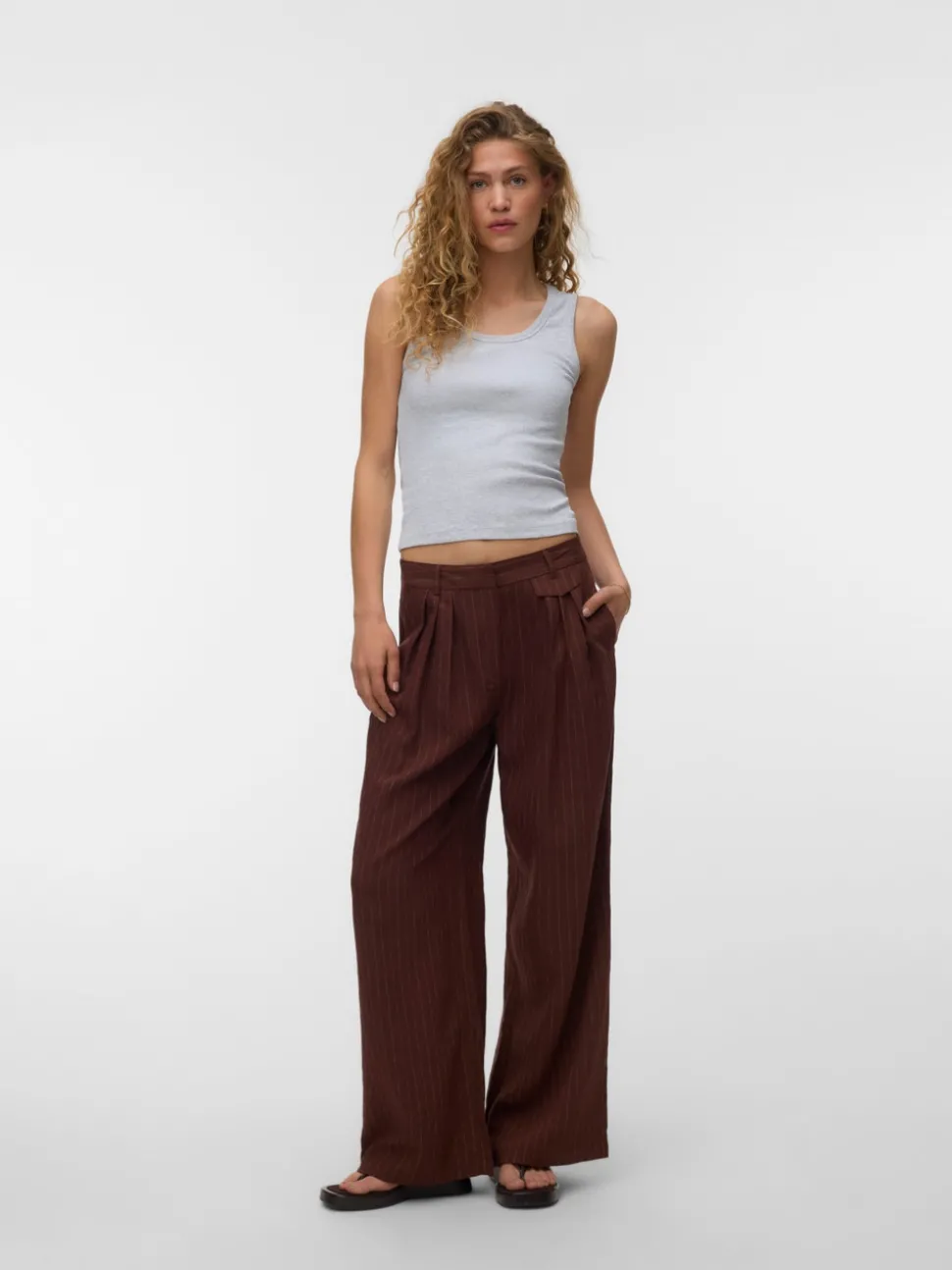 VMPOLLY Mid waist Broek