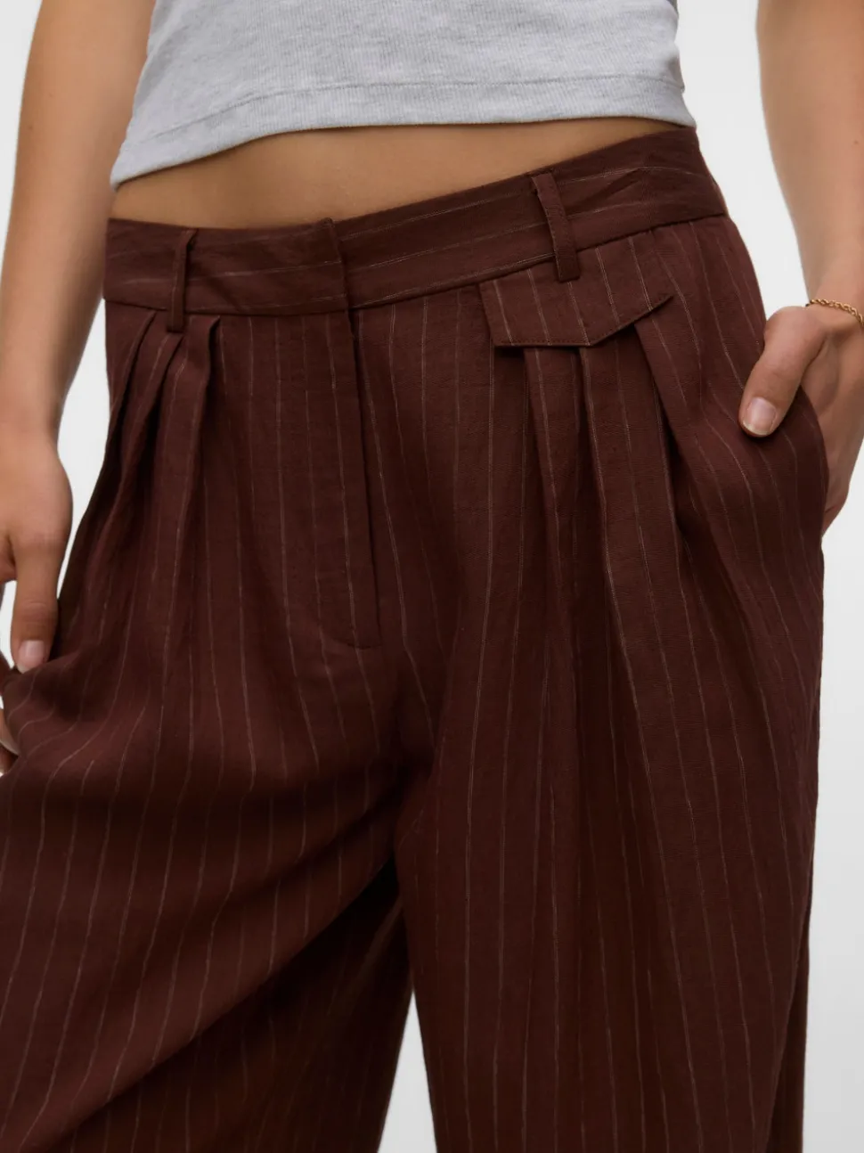 VMPOLLY Mid waist Broek
