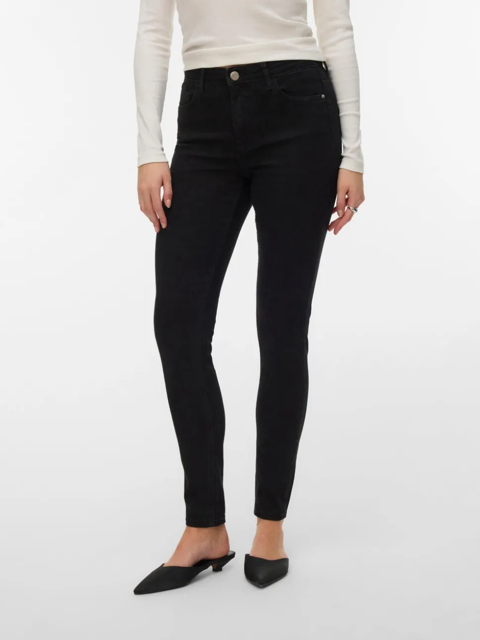 VMPOLLY Mid rise Skinny fit Jeans