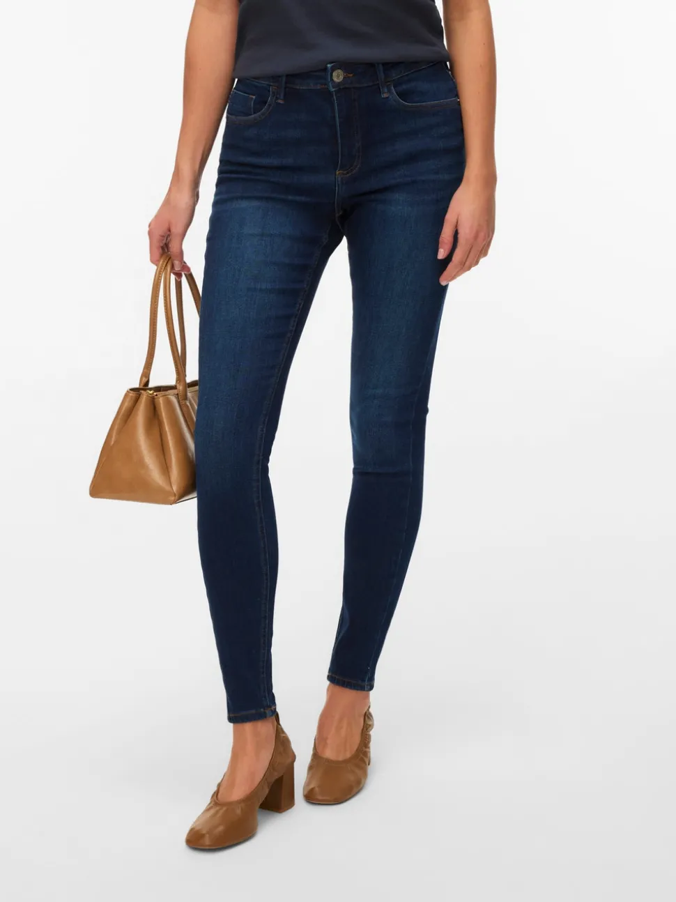 VMPOLLY Mid rise Skinny fit Jeans